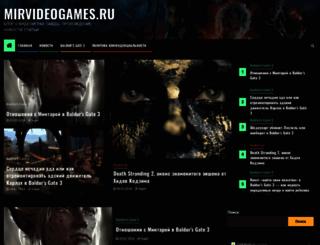 mirvideogames.ru screenshot