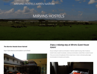 mirvins-hostels.mozello.com screenshot
