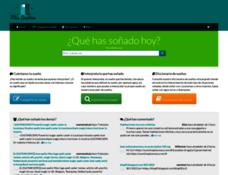mis-suenos.org screenshot