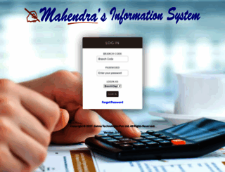 mis.mahendras.org screenshot