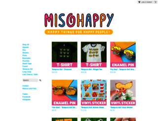 mis0happy.storenvy.com screenshot