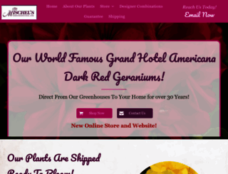 mischelsgreenhouses.com screenshot