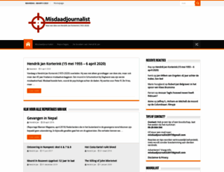 misdaadjournalist.nl screenshot