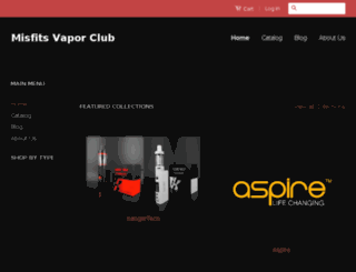 misfitsvaporclub.com screenshot