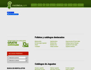 misfolletos.com screenshot