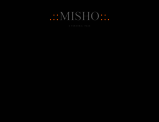 misho.info screenshot