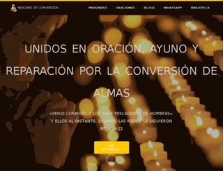 misionesdeconversion.org screenshot