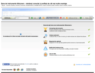 misiunero.communitytoolbars.com screenshot