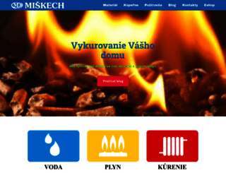 miskech.sk screenshot