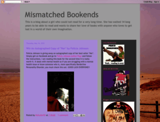 mismatchedbookends.blogspot.com screenshot