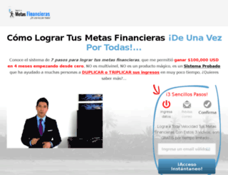 mismetasfinancieras.com screenshot