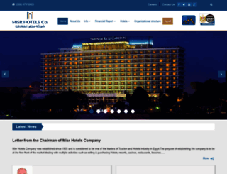 misrhotels.com.eg screenshot