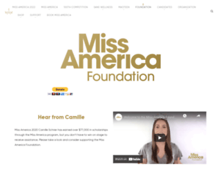 missamericafoundation.org screenshot