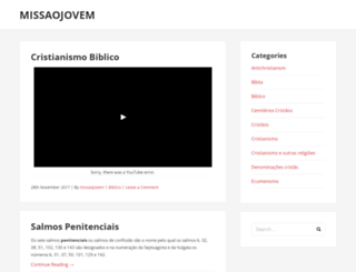 missaojovem.org screenshot