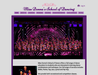 missdonnasschoolofdancing.com screenshot