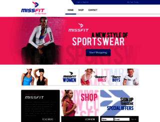 missfitsportswear.com screenshot