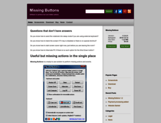 missing-buttons.com screenshot