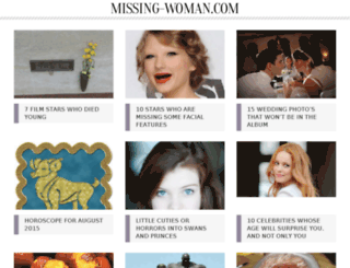 missing-woman.com screenshot