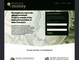 missingmoney.com screenshot