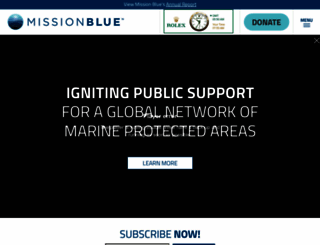 mission-blue.org screenshot