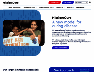mission-cure.org screenshot