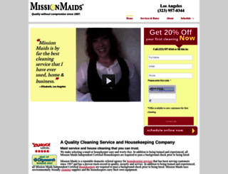 mission-maids.com screenshot