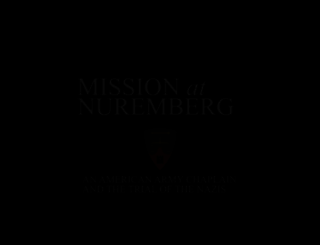 missionatnuremberg.com screenshot