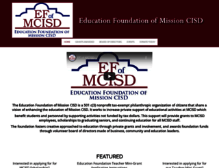 missioncisdeducationfoundation.org screenshot