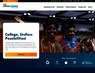 missioncollege.edu screenshot