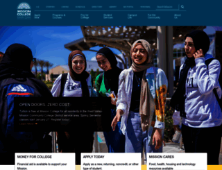 missioncollege.org screenshot