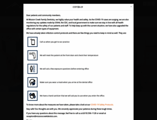 missioncreekdentist.com screenshot