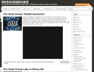 missionduke.com screenshot