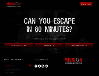 missionescapegames.com screenshot