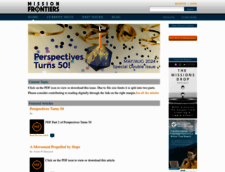 missionfrontiers.org screenshot