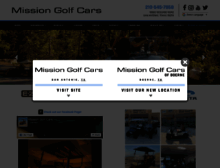 missiongolfcars.com screenshot
