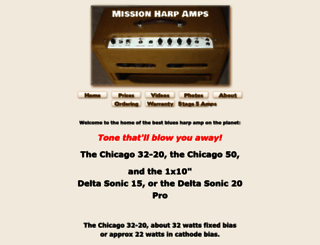 missionharpamps.com screenshot