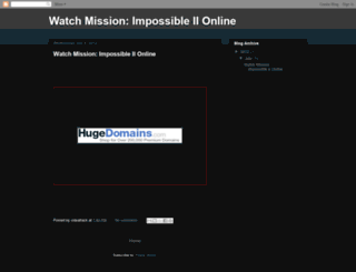missionimpossible2fullmovie.blogspot.com.au screenshot