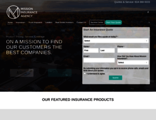 missioninsuranceagency.com screenshot