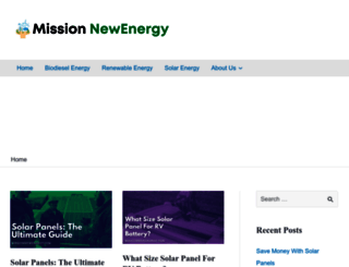 missionnewenergy.com screenshot