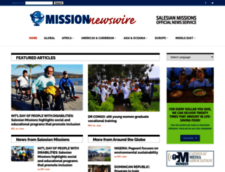 missionnewswire.org screenshot