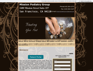 missionpodiatrygroup.com screenshot