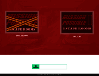 missionpossibleescaperooms.com screenshot