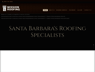 missionroofingsantabarbara.com screenshot