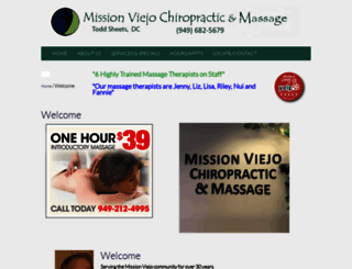 missionviejochiropractic.com screenshot