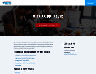 mississippisaves.org screenshot