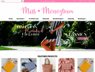 missmonogram.com.au screenshot