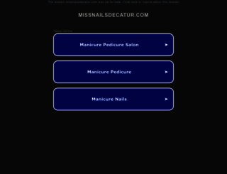 missnailsdecatur.com screenshot