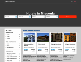 missoula-hotels.com screenshot