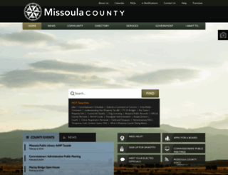 missoulacounty.us screenshot