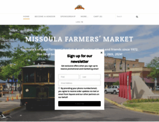 missoulafarmersmarket.com screenshot